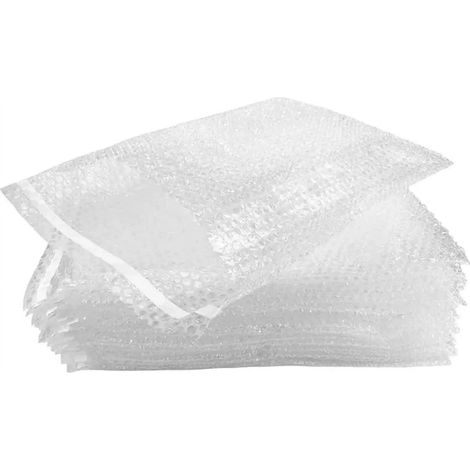 25 bolsas de plástico de burbujas autoadhesivas, transparentes, 20x29cm, embalaje (1/5)