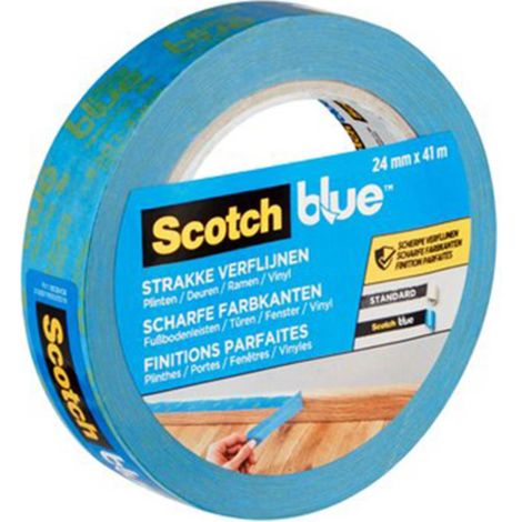 Scotch 2093ELDABE24 Ruban de masquage pour peinture ScotchBlue™ bleu (L x l) 41 m x 24 mm 1 pc(s) Q116222 (1/2)