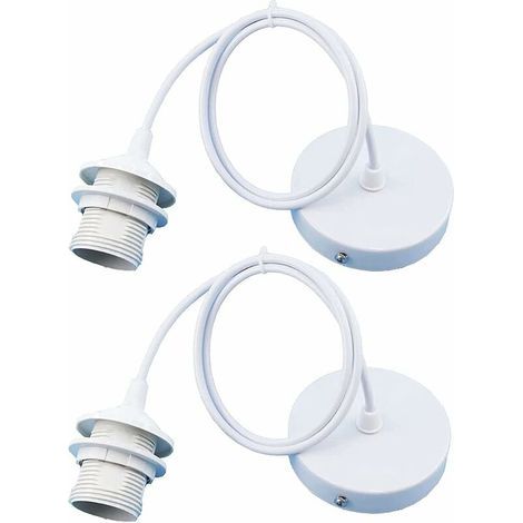 E27 Lampenfassung-Ersatzteile, Pendelleuchtenhalter mit 1 m Kabel, E27 Lampenfassung mit Kabel für Bar, Café, Zuhause (1/4)