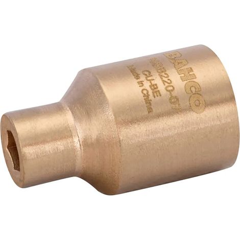 Douille bahco anti-étincelle beryllium 13 mm or
