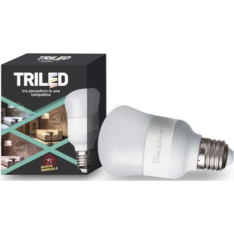 Lampadina LED 7W Luce Fredda Gialla Antizanzara Naturale Attacco E27 Bulbo A70 (1/5)