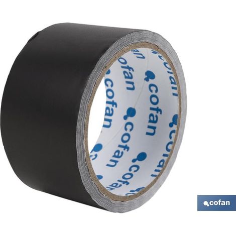 Schwarzes Aluminiumband, 30 Mikron, 50 mm x 10 m