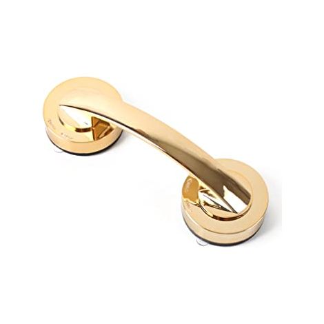 Grandes poignées de porte et de fenêtre en verre, portes coulissantes de salle de bain, armoires, poignées sans trou, poignées de réfrigérateur (or) (1/5)
