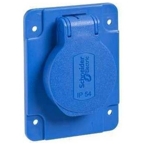 SCHNEIDER PKS61B  Base 10/16A 2P+TT serraggio posteriore 65x85 blu