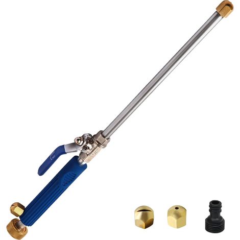 use à Eau Pression Lance pour Pistolet avec 2 Buses de Nettoyage pulvérisation Raccord Tuyau d'arrosage 46 cm (1/5)