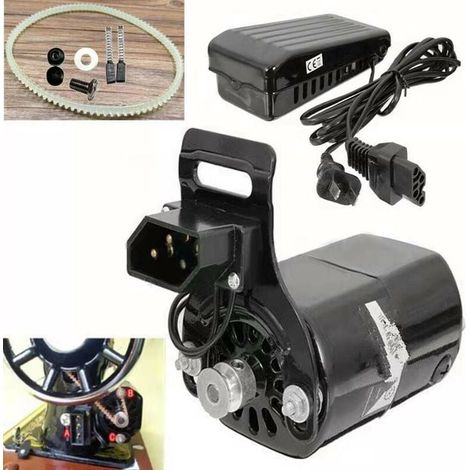 Nähmaschinenmotor, Fußpedal, Vintage-Nähmaschinen-Universum-Pedal, 180-W-Nähmotor-Ersatzteile mit Fußpedal, geräuscharm und stabile Leistung
