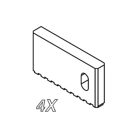Gruppo Fermo Corsa per Box Doccia Hexa Samo