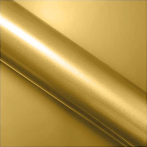 DIMEXACT - Vinyle covering or brillant pour toutes surfaces - 152 cm x 1.5 m - En Rouleau