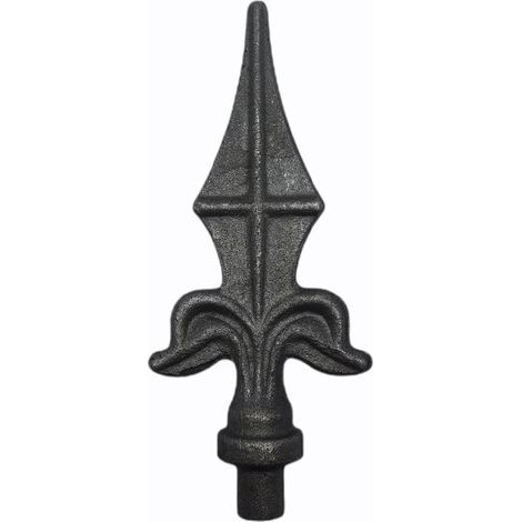 Metalideal  Fer de lance base ronde Roncevaux Hauteur - 125 mm