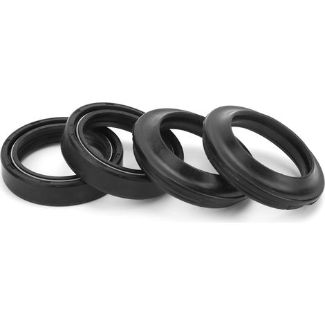 Cachets d'étanchéité pour fourche avant Yamaha 39x52x11mm, kit de 4 pièces en caoutchouc, protection anti-poussière pour amortisseur. (1/5)