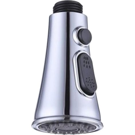 Robinet de cuisine et de salle de bain avec douchette extractible, jet d'eau, buse de rechange, arroseur (1/5)