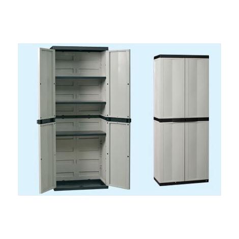 ARMADIO IN RESINA TREND LINE TUTTOPIANI CM. 65x37x165H ARREDO CASA GIARDINO
