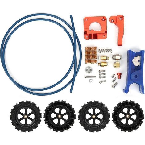 Kit d'extrusion MK8, tube PTFE, ressort, lame de coupe, pièces de quincaillerie, outils pour imprimante 3D (1/4)