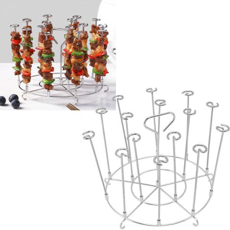 Support de déshydratation et grille verticale en acier inoxydable Ninja Foodi pour friteuse à air de 8 pintes (1/5)