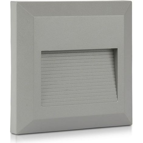 Applique escalier LED 2W V-TAC grise IP65 230V 60lm (1/5)