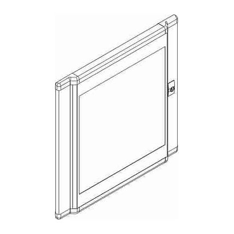 Porte en verre incurvé BTI93630VB pour panneaux LDX400, LDX800 et LDX-P