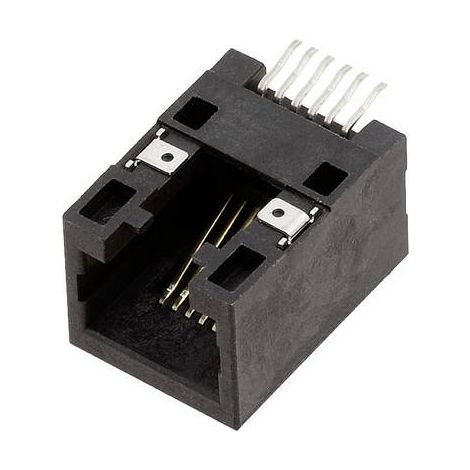 encitech RJJU-66-141-E3H-014 3253-0014-02 embase femelle horizontale Nombre de pôles 6P6C 1 pc(s) (1/2)