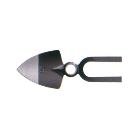 ZAPPA CUORE BIDENTE OCCHIO TONDO 229A BELLOTA  ACCIAIO FORGIATO GR 525 MM 110X310 SM.MM 32