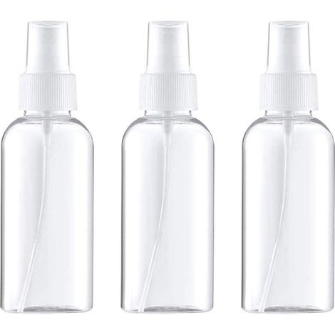 Lot de 3 mini flacons pulvérisateurs à brume fine de 30 ml en plastique, bouchon pulvérisateur à pompe, flacons pulvérisateurs a (1/5)
