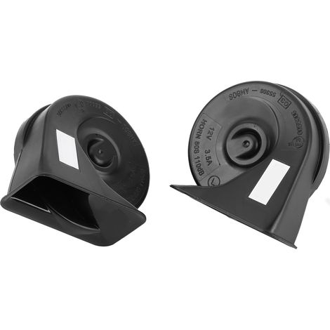 Paire de sirènes à cornes d'escargot 410/510 Hz, tonalité aiguë/grave 110/125 dB, son puissant, étanches, pour voiture, quad ou SSV 12 V. (1/5)