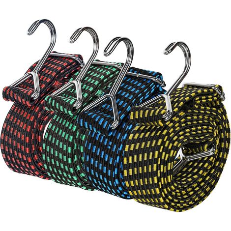 Tendeurs Elastique avec Crochets,2m Sandows Extra Forts avec Crochets (1/5)