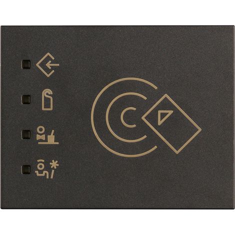 VIMAR - 30567.TRG Intercomunicador de puerta RFID, KNX, Negro
