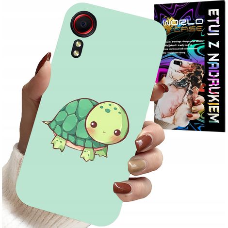 Coque pour Samsung Galaxy Xcover 7 - Motifs tortues mignons pour enfants + verre trempé (1/5)