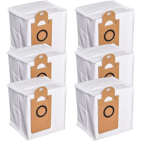 6 Stück Scheibenstaubbeutel mit großem Fassungsvermögen, kompatibel mit Proscenic M7 Pro M7 Max M8 PRO für Neabot NoMo N1+ N1 Plus N2 (1/5)