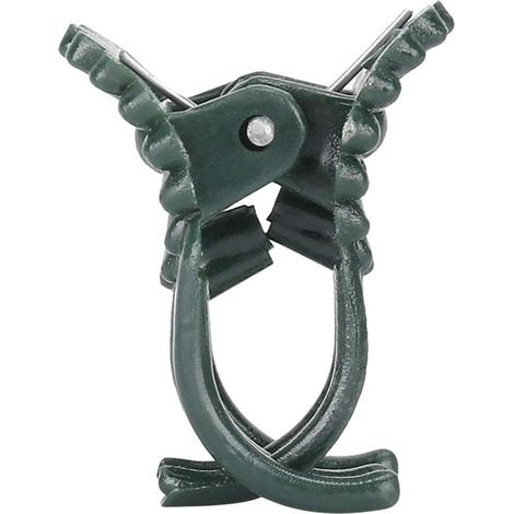 Lotto di 200 clip per piante a forma di fiore – clip per fissare lo stelo delle orchidee – accessori da giardino verdi (1/5)