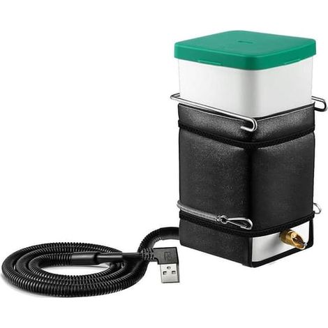 Ecleanfy - Bouteille d'eau chauffante pour lapins, 946 ml, anti-goutte, pour lapins, cochons d'Inde, furets et oiseaux
