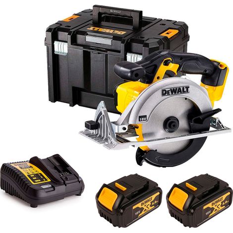 Dewalt DCS391M2 18V XR Circular Saw 165mm with 2x 4.0Ah Batteries Charger Case