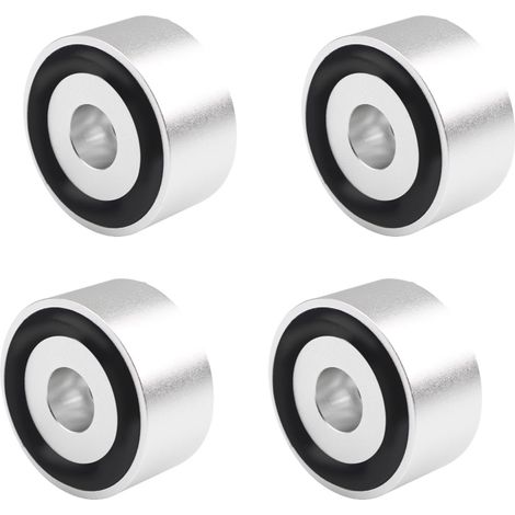 4 pieds d'isolation pour enceintes, alliage d'aluminium, amortissement des vibrations, platines vinyles et systèmes audio domestiques (1/5)