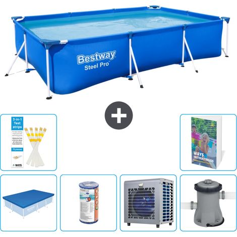 Bestway Steel Pro Rechteckig - 300x201x66 cm - 7-teilig  S29 (1/5)