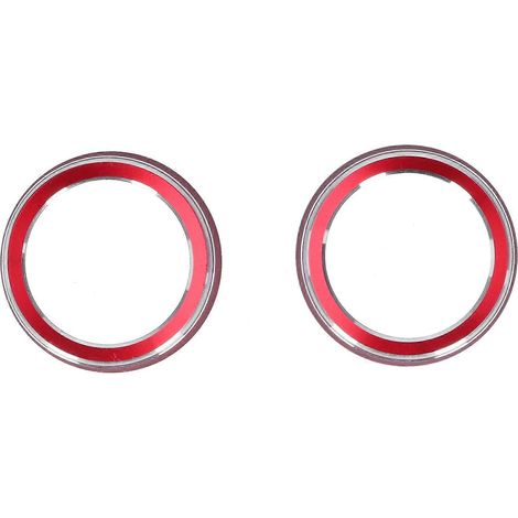 2 anneaux décoratifs rouges pour boutons de commande audio de climatisation, compatibles avec RAV4 2020 (1/4)
