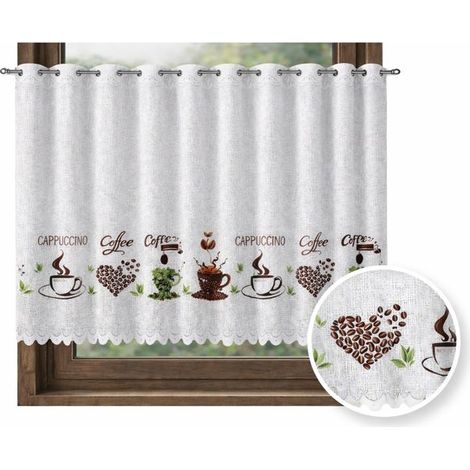 ZAZDOSTKA zazdroska tenda da cucina KAWA COFFE stampa 300x60 + orlo