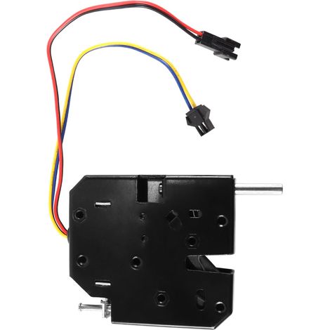 Serrure électrique 12 V CC, Verrouillage électromagnétique pour Porte, Armoire, tiroir, Serrure électromagnétique avec déverrouillage d'urgence pour système de contrôle d'accès de Porte (1/5)