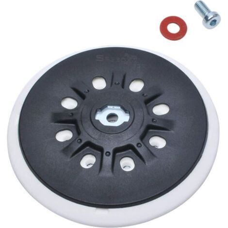 150 mm (6 inch) 8-hole sanding pad compatible with Bos-ch Festool ETS 150, ETS EC 150, LEX 150, WTS 150/7 orbital sanders 498987 (soft) (1/5)