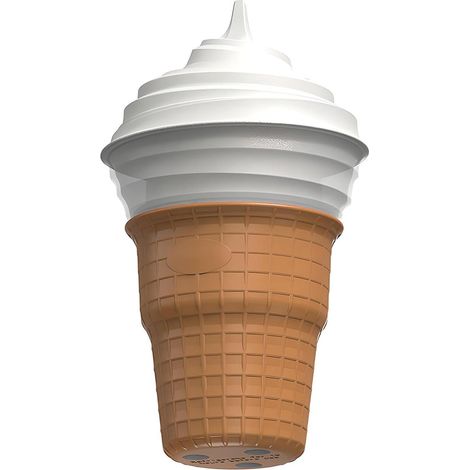 Cette sorbetière domestique de 450 ml permet de réaliser des sorbets, des crèmes glacées, des milkshakes et des yaourts glacés. (1/5)