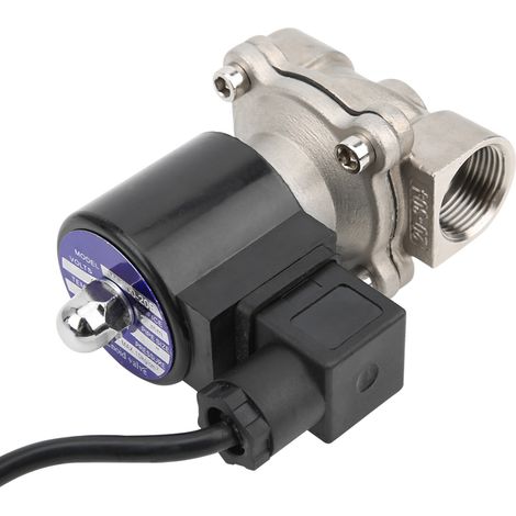 G3/4-Zoll-Magnetventil, normalerweise geschlossen, direktwirkend für Luft, Wasser und Öl, 2W-200-20BDC24V (1/5)