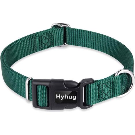 Collare regolabile per cani di piccola taglia, verde scuro