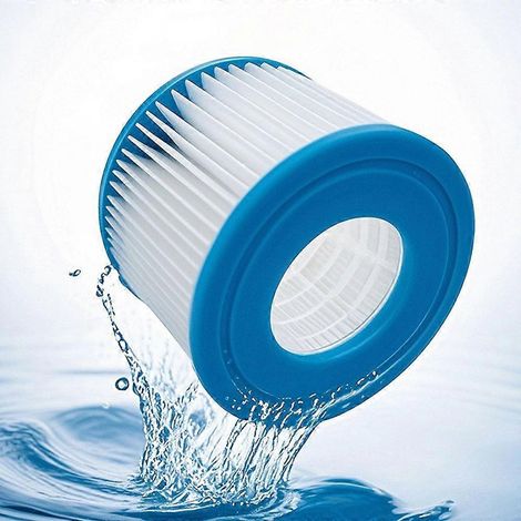 Cartouches de rechange pour filtre de piscine Bestway Flowclear VI, adaptées aux piscines enterrées et aux spas. (1/4)