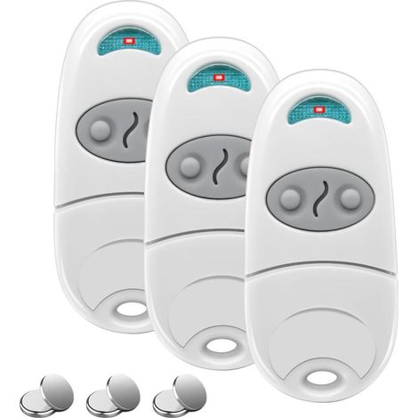 Télécommande pour Portail, 3 Packs télécommande Portail 433,92 MHz, télécommande C@ME 2 canaux Compatible avec Top 432EV, 432A, 432M (1/4)