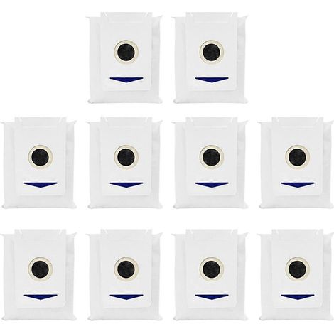 Packung mit 10 Staubbeuteln, kompatibel mit dem Saugroboter Deebot T30 PRO OMNI - WELLNGS-AquaForge (1/5)