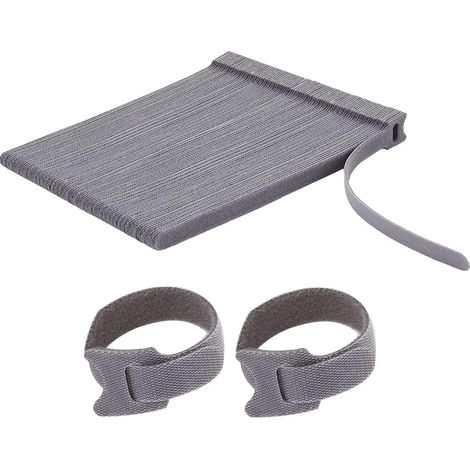 100 PCS Sangles Câble, Réutilisables et Reglable Serre Cable en Nylon, Organisateur Rangement Cable pour Attacher Les Câbles, Gaines, Fils PC, Fils Électriques