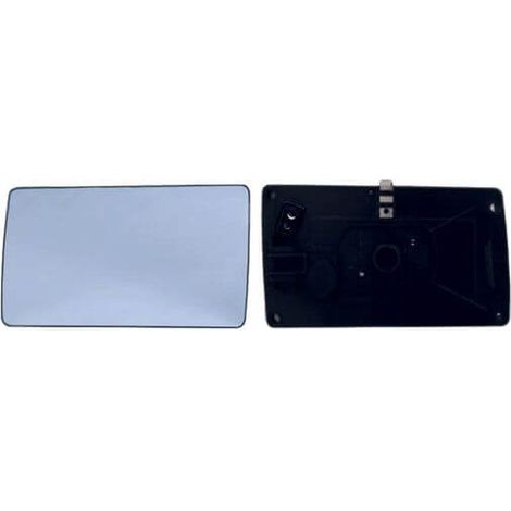 Verre de rétroviseur gauche plat bleu Mercedes 190 Classe C W201 1982-1993