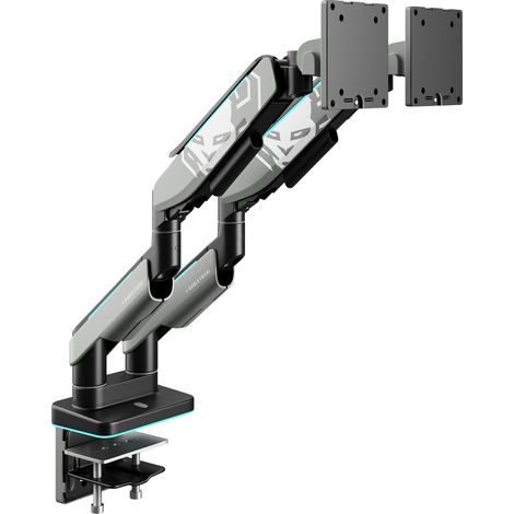 Support double pour écrans 35 pouces, gris-noir RGB X-Arm Dual