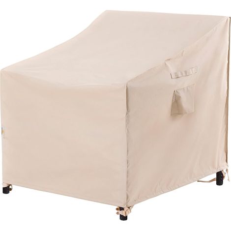F&J Outdoors Wasserdichter, UV-beständiger Überzug für tiefe Lounge- und Esszimmerstühle von Patio, 89 cm B x 99 cm T x 91 cm H (1/5)