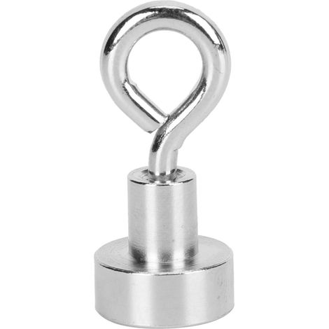 Lot de 5 crochets muraux magnétiques puissants, supports robustes pour suspension, idéaux pour maison, bureau et rangement, modèle F12 (1/5)
