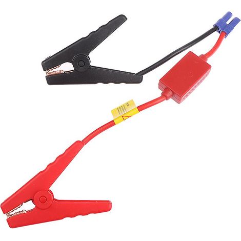 Câble de démarrage avec connecteur EC5, pince crocodile, booster de batterie pour démarreur de voiture - FFY (1/4)