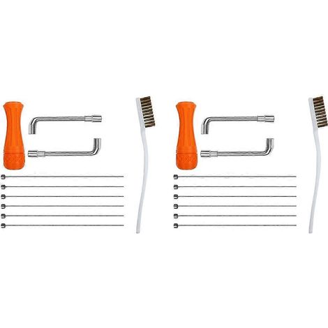 2 juegos de kit de limpieza de boquillas para impresoras 3D M6 M7 E3D MK8, herramienta de limpieza de extremos de la serie K1/K1 Max para desatascar tuberías (1/5)